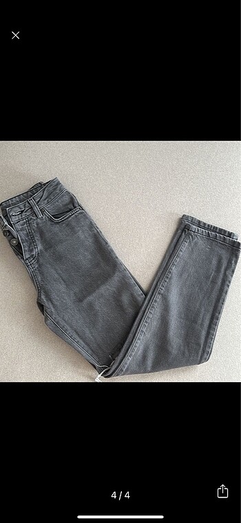 34 Beden gri Renk Mom jean
