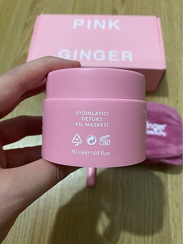 Beden Renk Pink Ginger Aydınlatıcı Kil Maskesi Seti