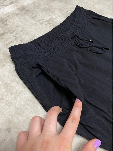 42 Beden Beli Lastikli Viskon Kumaş Yazlık Pantolon