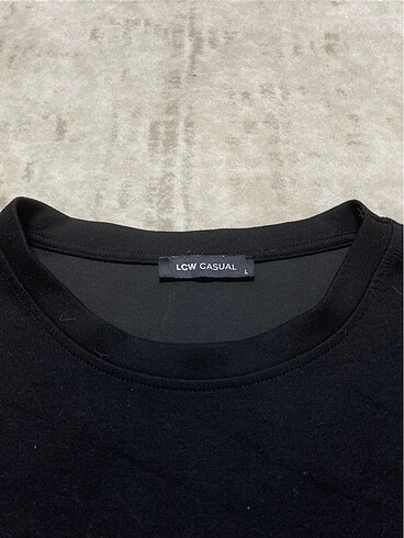 l Beden siyah Renk İnterlok Kumaş Basic T-shirt