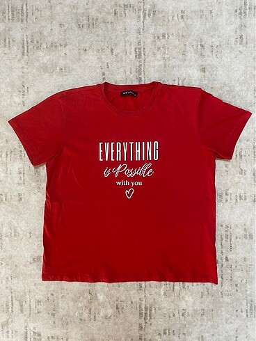 Yazı Baskılı T-shirt