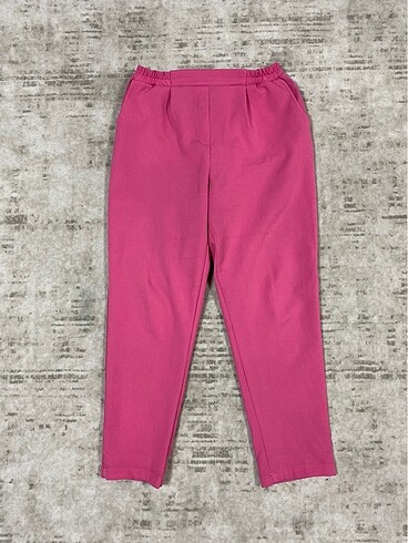 Pembe Beli Lastikli Pantolon