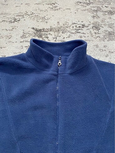 l Beden Yarım Fermuarlı Lacivert Polar Sweatshirt