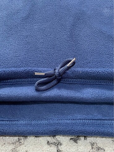 l Beden lacivert Renk Yarım Fermuarlı Lacivert Polar Sweatshirt