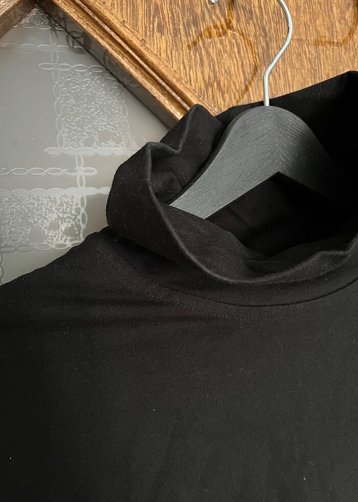 SLİM FİT BOĞAZLI İNCE UZUN KOLLU - Görsel 3