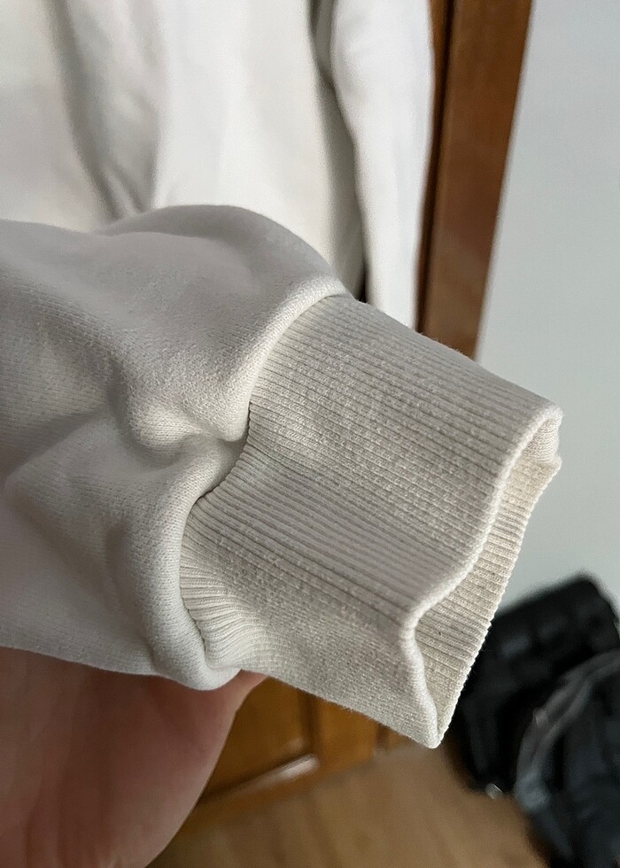 BEYAZ OVERSİZE SWEATSHİRT - Görsel 3