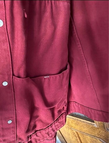 s/m Beden bordo Renk BERSHKA OVERSİZE CEKET