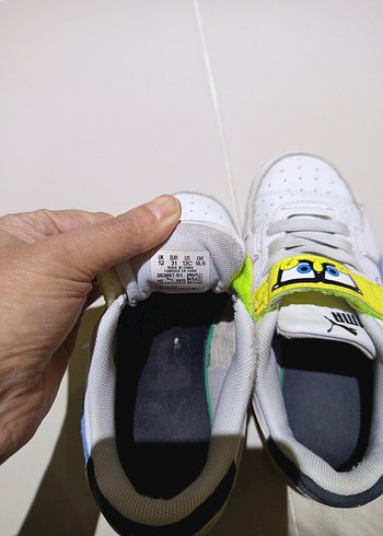 Puma erkek Çocuk Renkli Cırt Cırtlı Spor Ayakkabı - Görsel 5