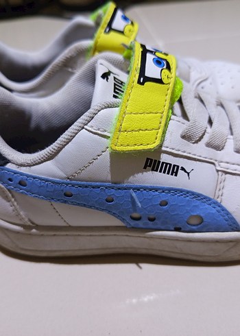 Puma erkek Çocuk Renkli Cırt Cırtlı Spor Ayakkabı - Görsel 2