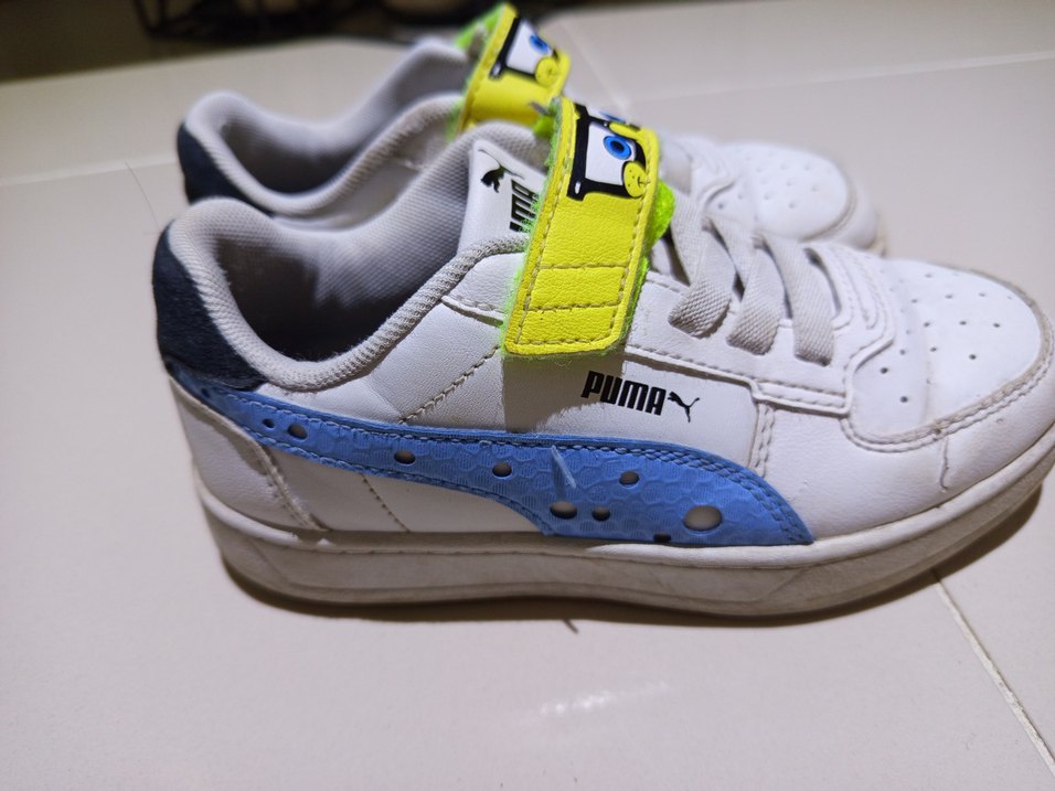 Puma erkek Çocuk Renkli Cırt Cırtlı Spor Ayakkabı - Görsel 2