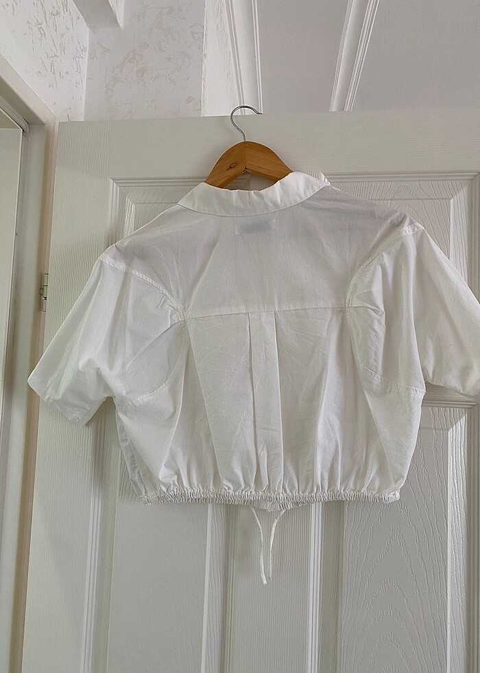 Zara taşlı düğmeli gömlek - Görsel 2