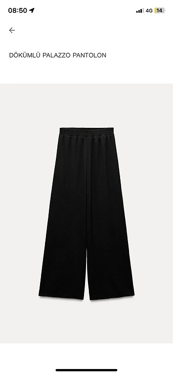 Zara palazzo pantolon