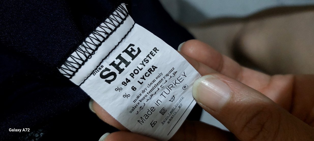 Mavi Nakışlı Denim Kadın Blazer - Görsel 3