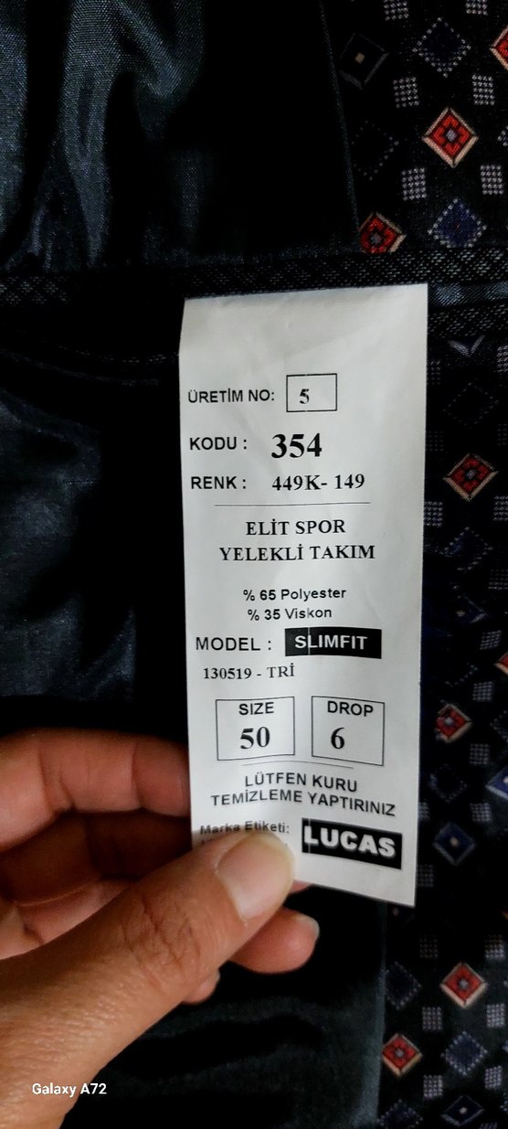 Gri Erkek Düğmeli Takım Elbise Ceket - Görsel 5