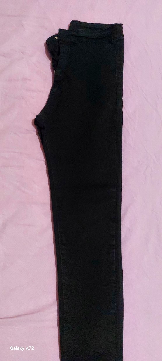 Siyah Elastik Bel Pantolon - Görsel 2