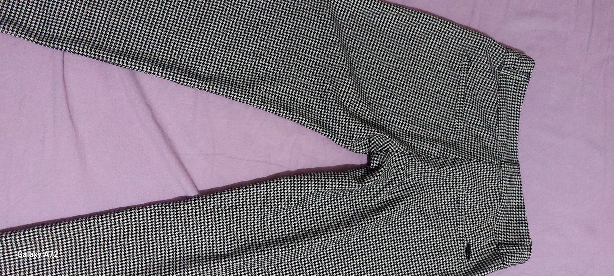 ekose  Kadın Kumaş Pantolon - Görsel 2