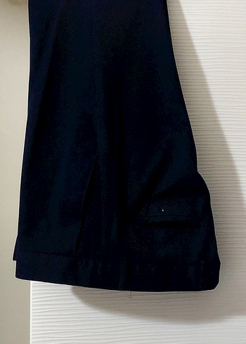 Düğmeli Lacivert Erkek Takım Elbise Ceket - Görsel 3