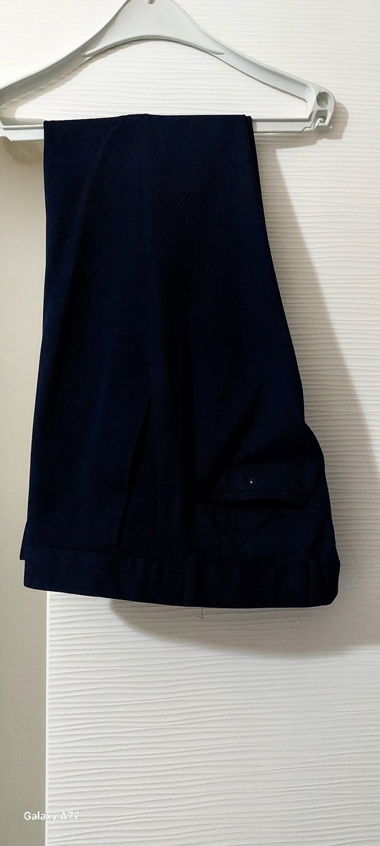 Düğmeli Lacivert Erkek Takım Elbise Ceket - Görsel 3