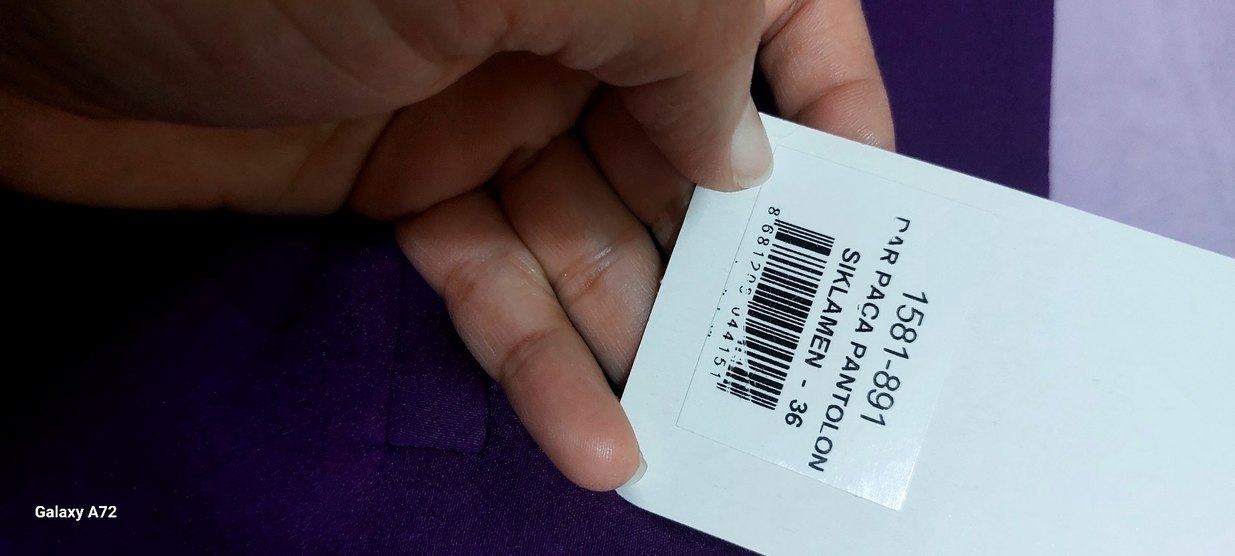 Mor Saten Görünümlü Kadın Kumaş Pantolon - Görsel 3