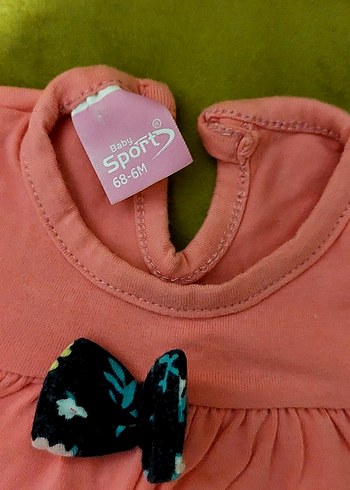 penye çicekli taytlı takım - Görsel 2