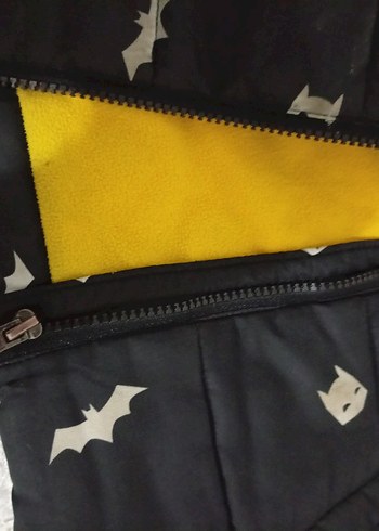 Erkek Çocuk Siyah Desenli Düğmeli Mont - Görsel 3