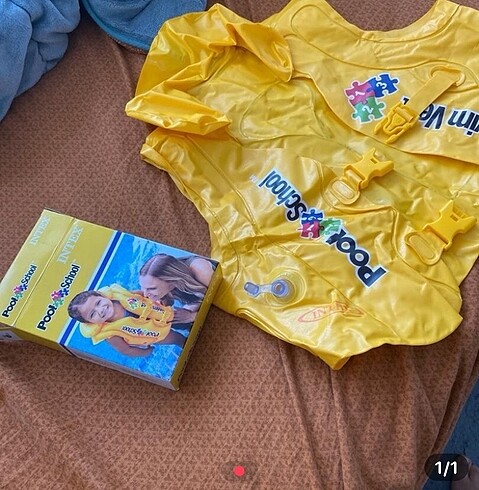 Kullanılmamış çocuk yeleği