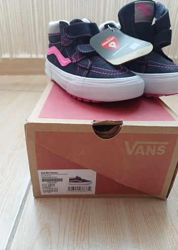 Vans Kız Çocuk Pembe Fermuarlı Spor Ayakkabı - Görsel 4
