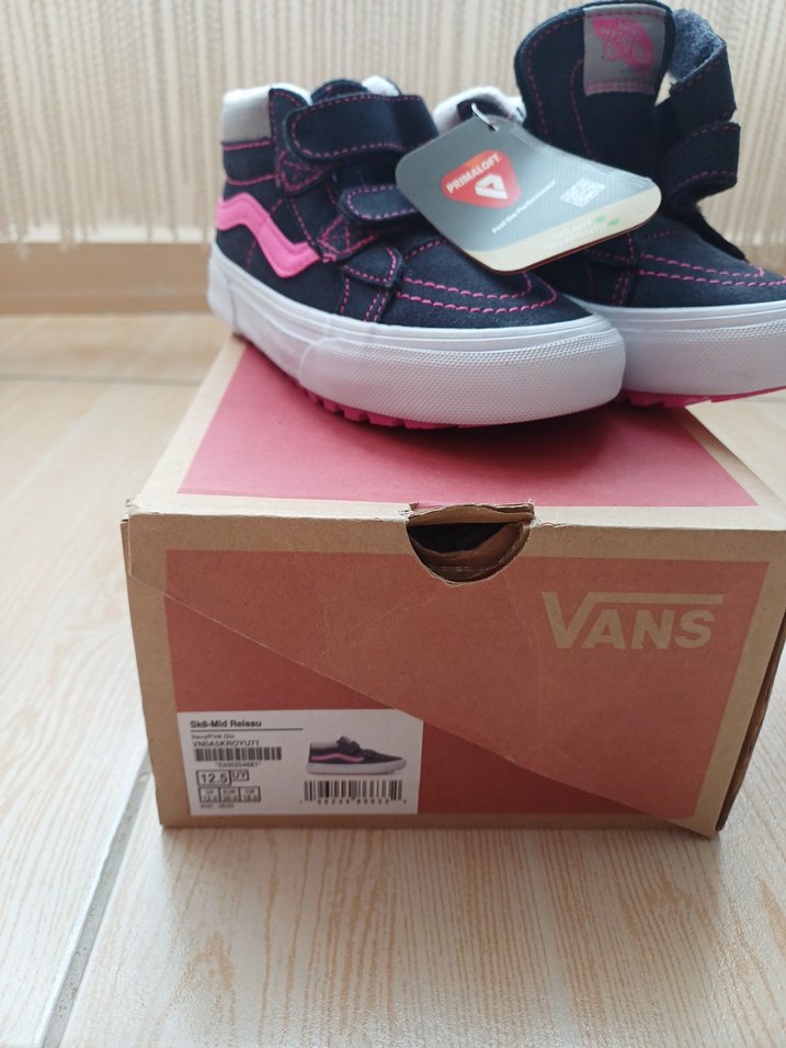 Vans Kız Çocuk Pembe Fermuarlı Spor Ayakkabı - Görsel 4