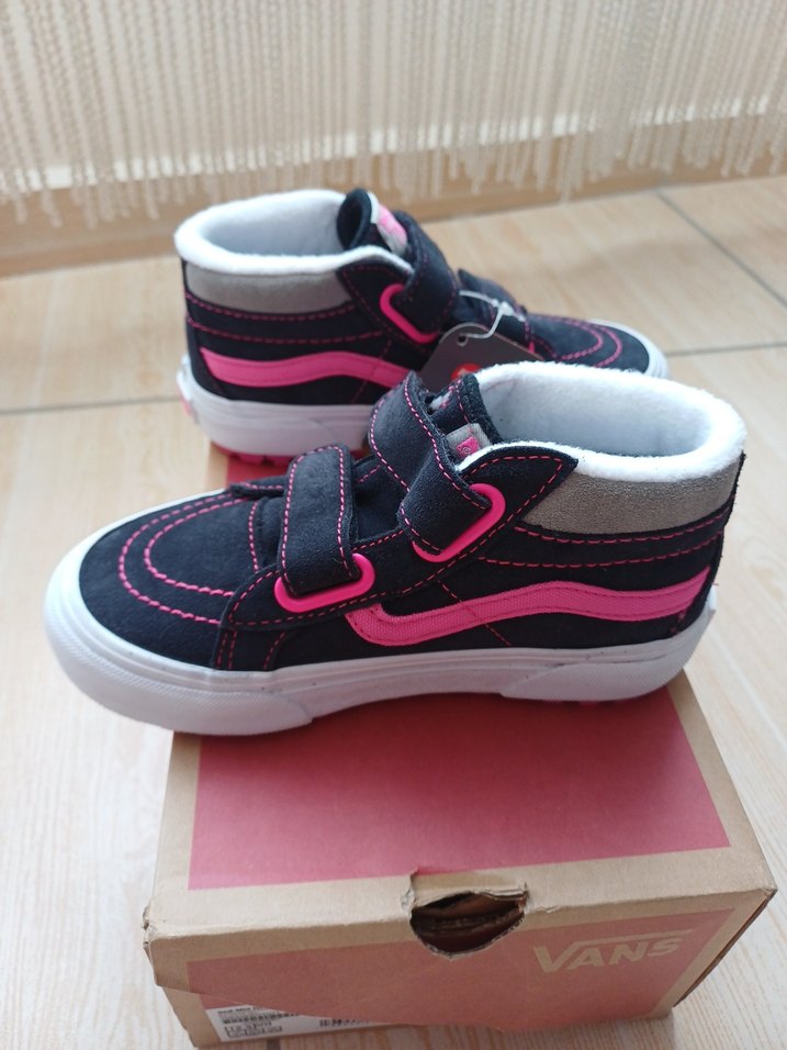 Vans Kız Çocuk Pembe Fermuarlı Spor Ayakkabı - Görsel 3