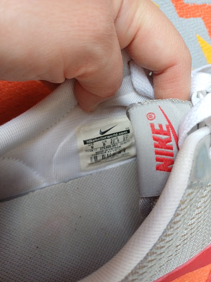 Gri Nike Sneakers erkek Spor Ayakkabı - Görsel 5