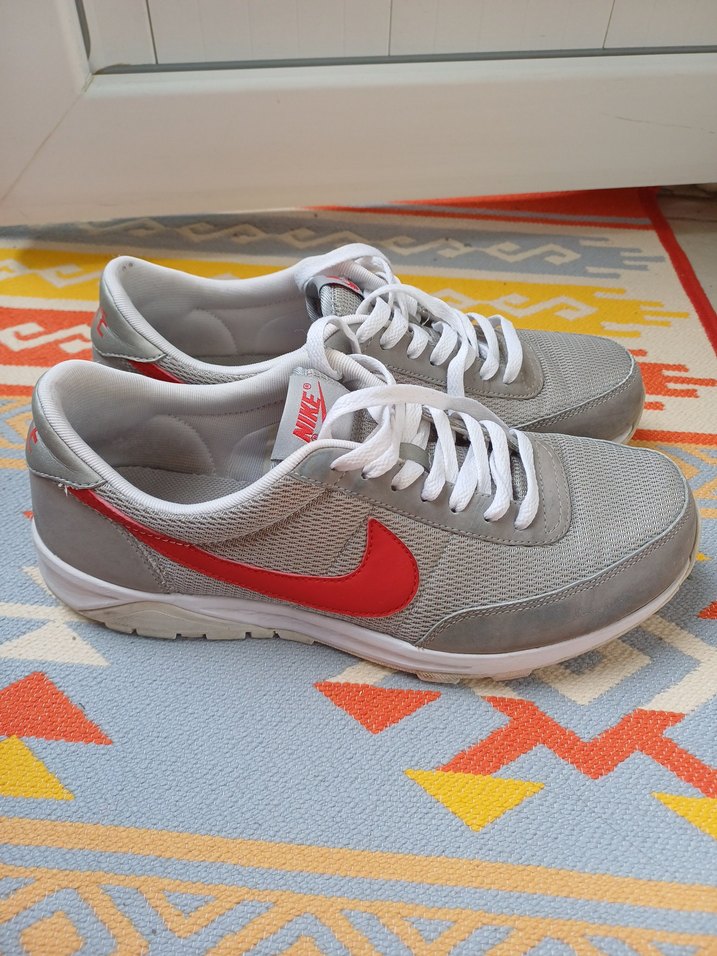 Gri Nike Sneakers erkek Spor Ayakkabı - Görsel 2