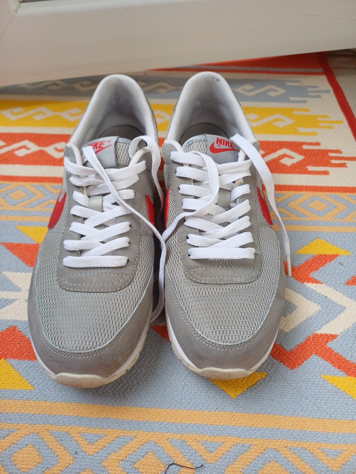 Gri Nike Sneakers erkek Spor Ayakkabı - Görsel 3