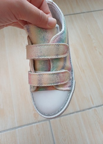 Kız Çocukları İçin Pastel Renkli Bağcıksız Spor Ayakkabı - Görsel 8