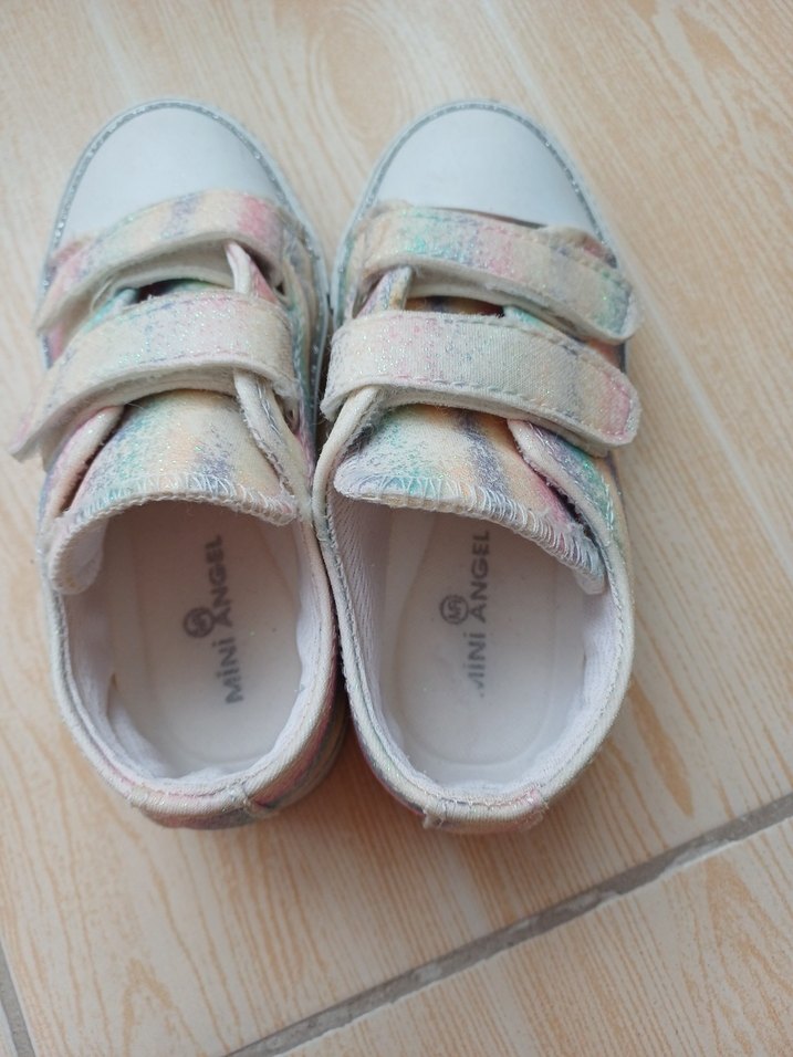 Kız Çocukları İçin Pastel Renkli Bağcıksız Spor Ayakkabı - Görsel 5