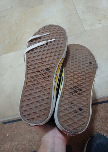 Siyah Beyaz Bağcıklı unisex Spor Ayakkabı - Görsel 8