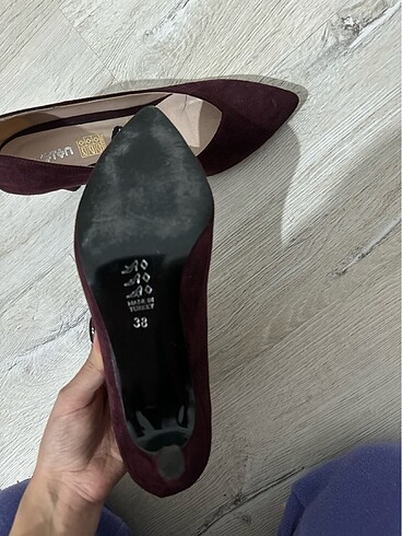 38 Beden bordo Renk Ayakkabı