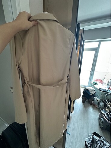 s Beden camel Renk Trençkot