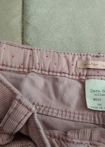 Zara kız çocuk kadife şort 