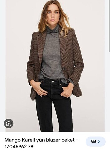 Haki blazer ceket 