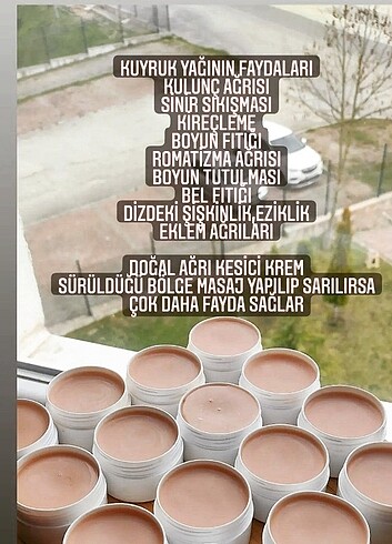 Kuyruk yağlı Ağrı kremi