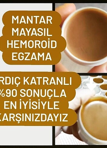 Mantar, mayasıl,egzema ve hemeroid kremi