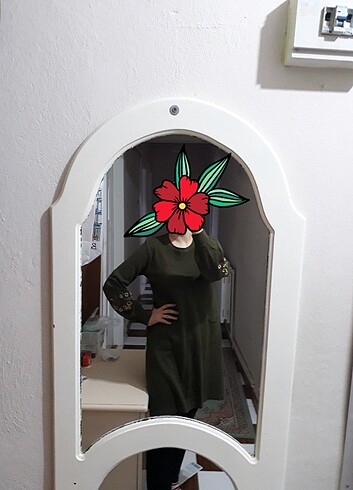Diğer Triko tunik kolları işlemeli