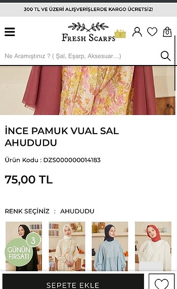 Diğer fresh scarf ince pamuk vual şal ahududu