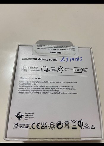 Samsung Galaxy Buds2 Beyaz Kablosuz Kulaklık - Görsel 2