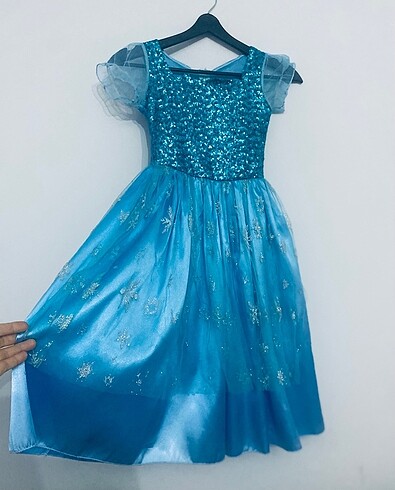 6 Yaş Beden Elsa kostüm 5-6 yaş