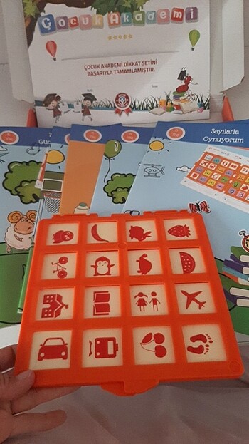  Beden Renk 6 yaş dikkat seti çocuk akademi