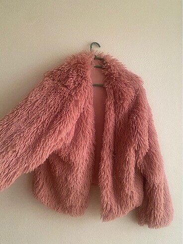 Pembe peluş kürk ????