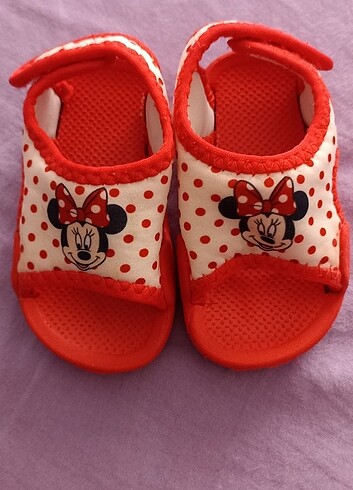 Minnie mouse bebek sandalet