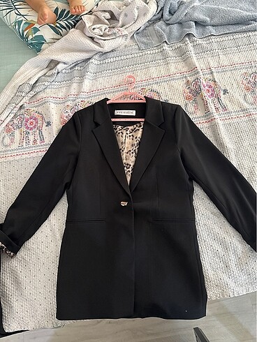 Blazer Çeket Siyah Tesettür