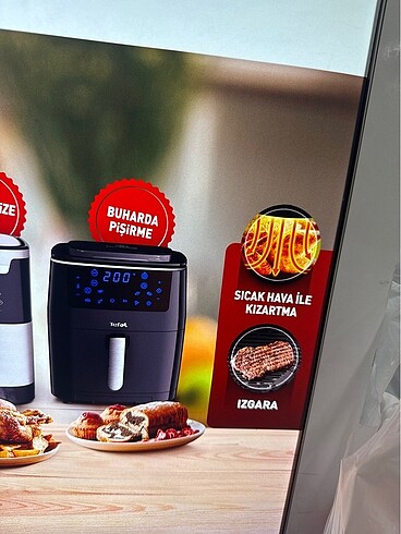 Tefal airfry easy fry buharda pişirme